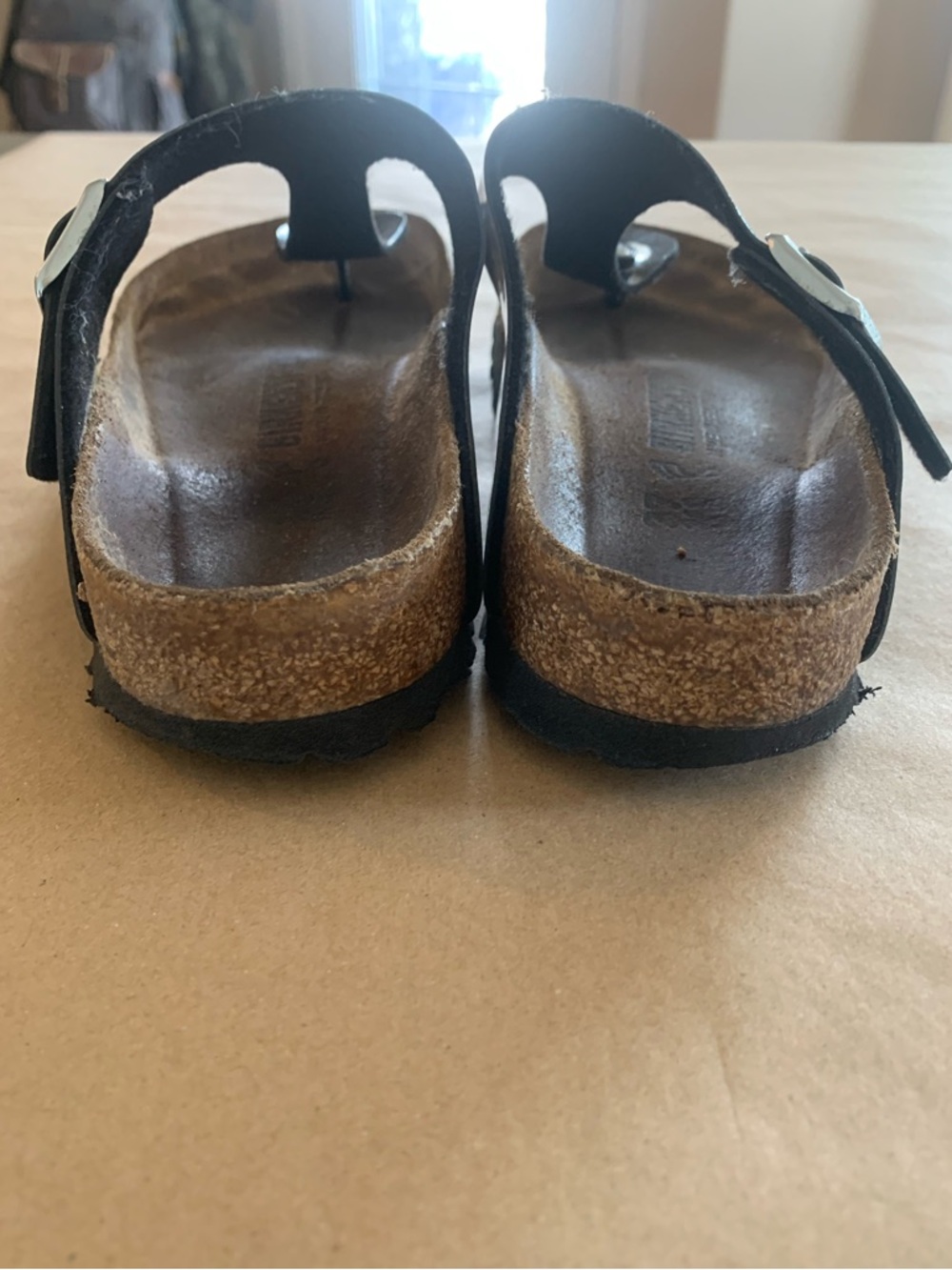 Birkenstock Gizeh  Birko Flor Patent Black with Sparkles Size 37 - Picture 5 of 8